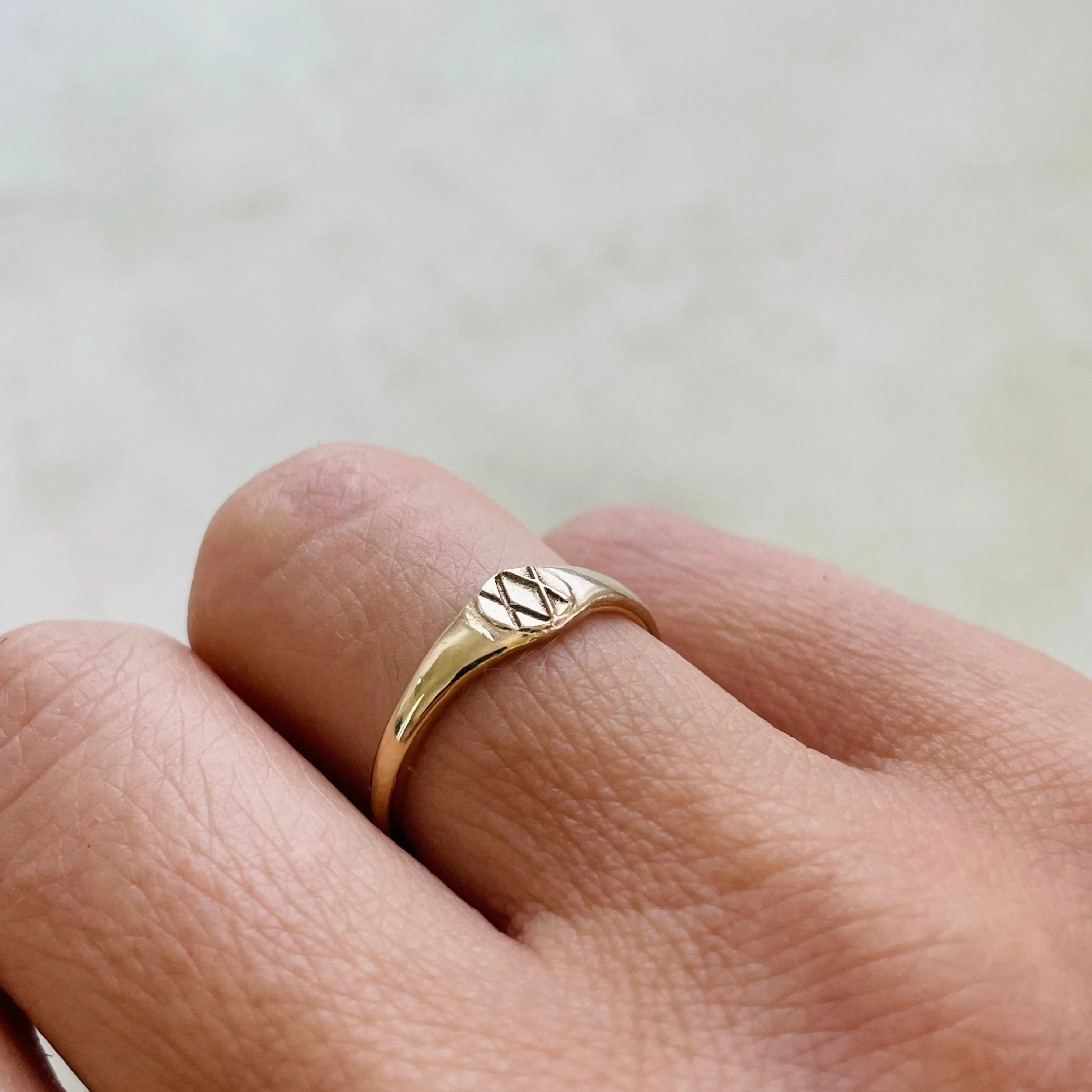 14K GOLD JOY | SORROW RING