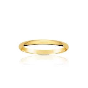 14k Well Rounded Stacking Ring