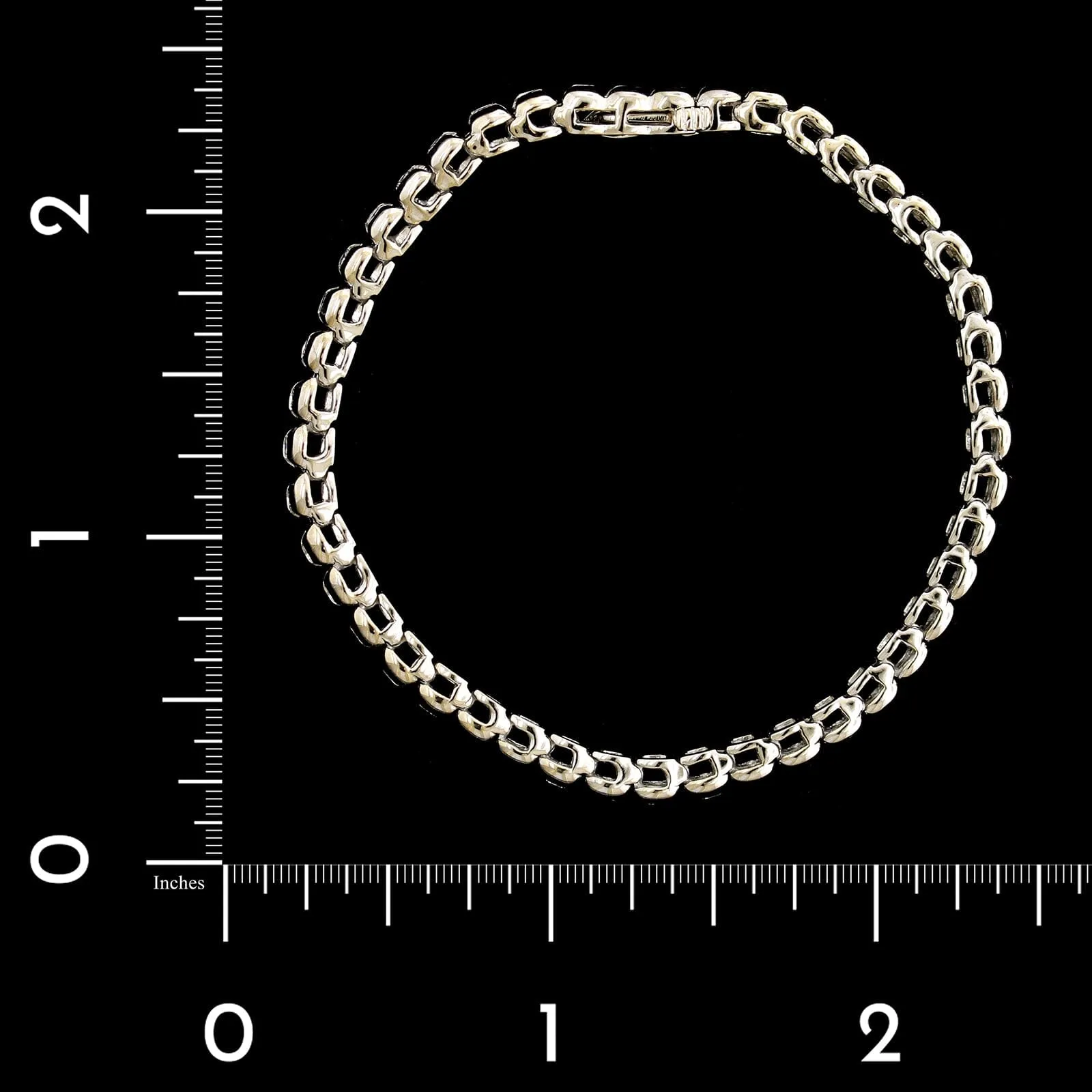 14K White Gold Estate Diamond Tennis Bracelet