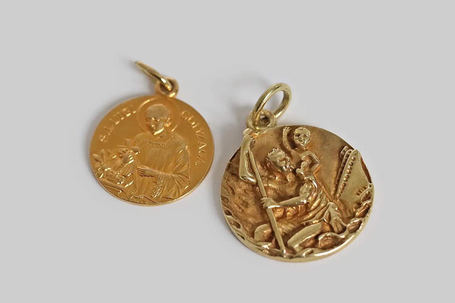 1970s High Relief Saint Christopher Medal