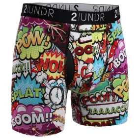 '2UNDR' Men's Swing Shift 6" Boxer Brief - Boom Time