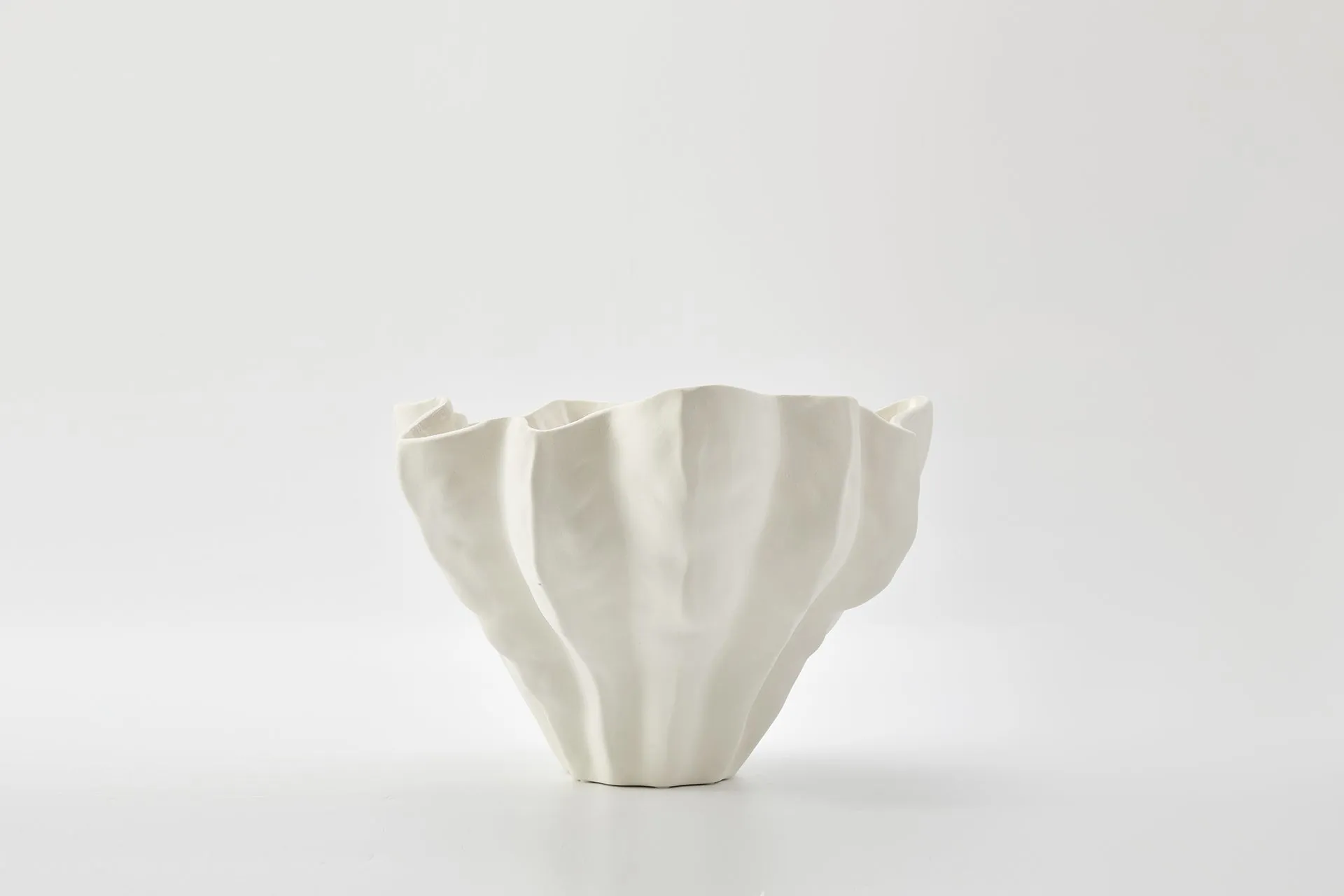 A The Foundry House Flute Bowl Ivory