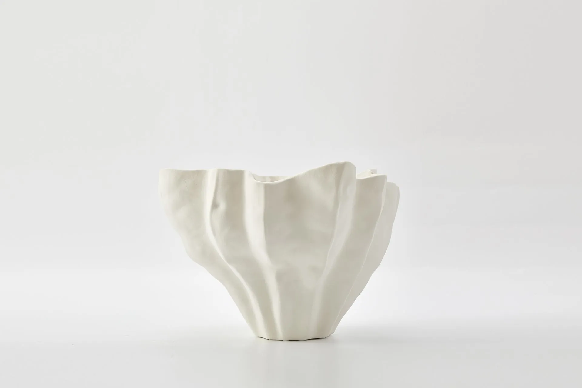 A The Foundry House Flute Bowl Ivory