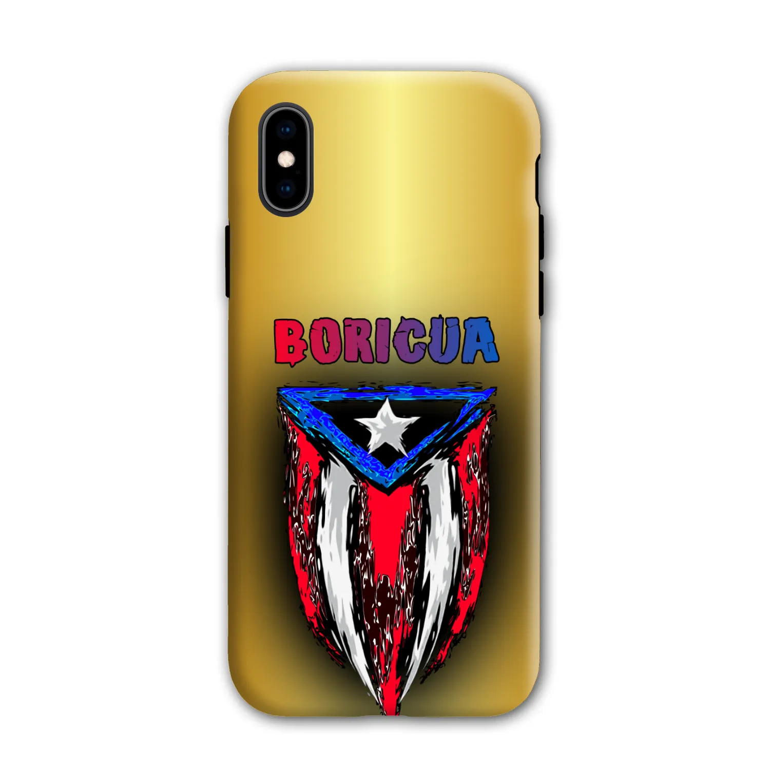 ABSTRACT BORICUA FLAG PHONE CASE