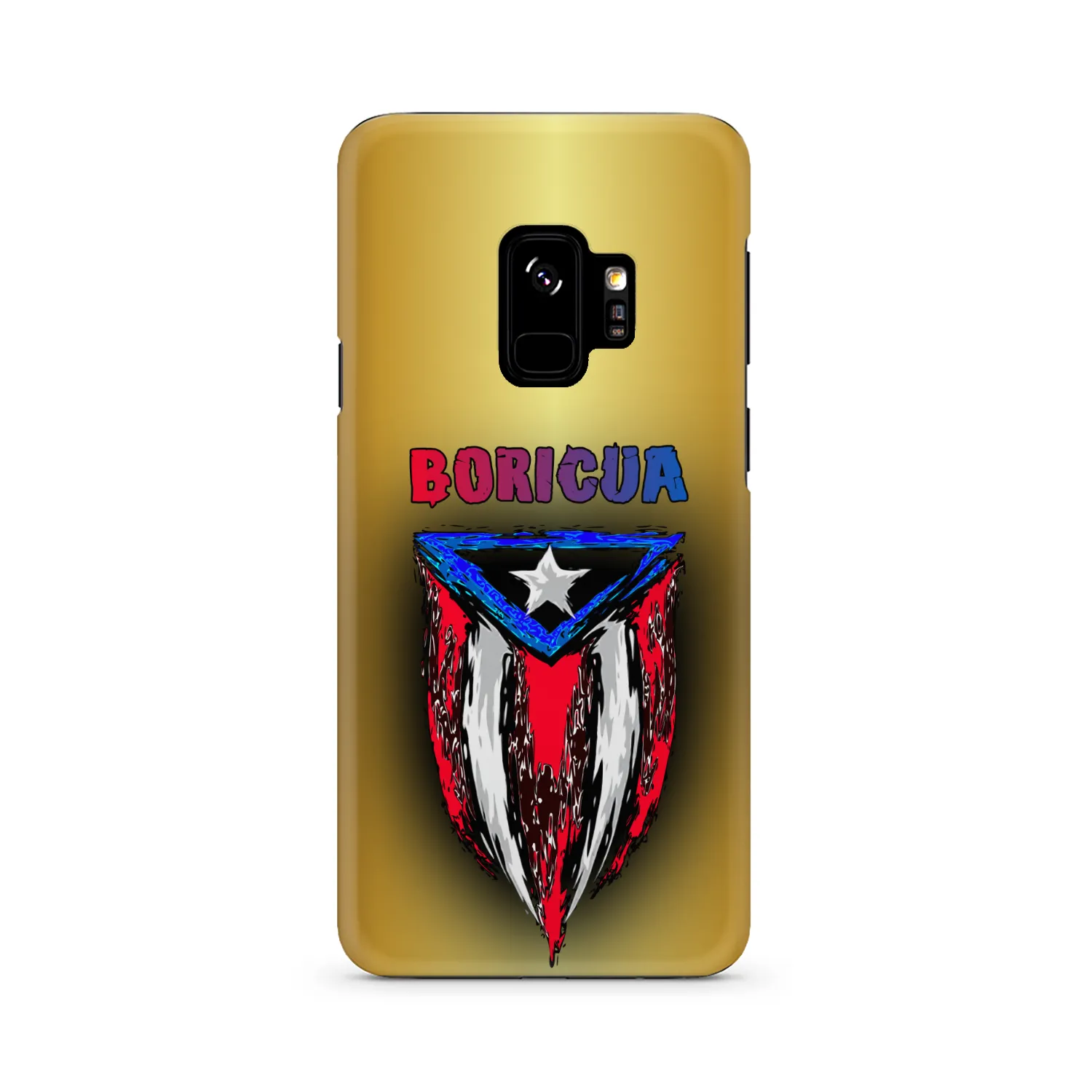 ABSTRACT BORICUA FLAG PHONE CASE