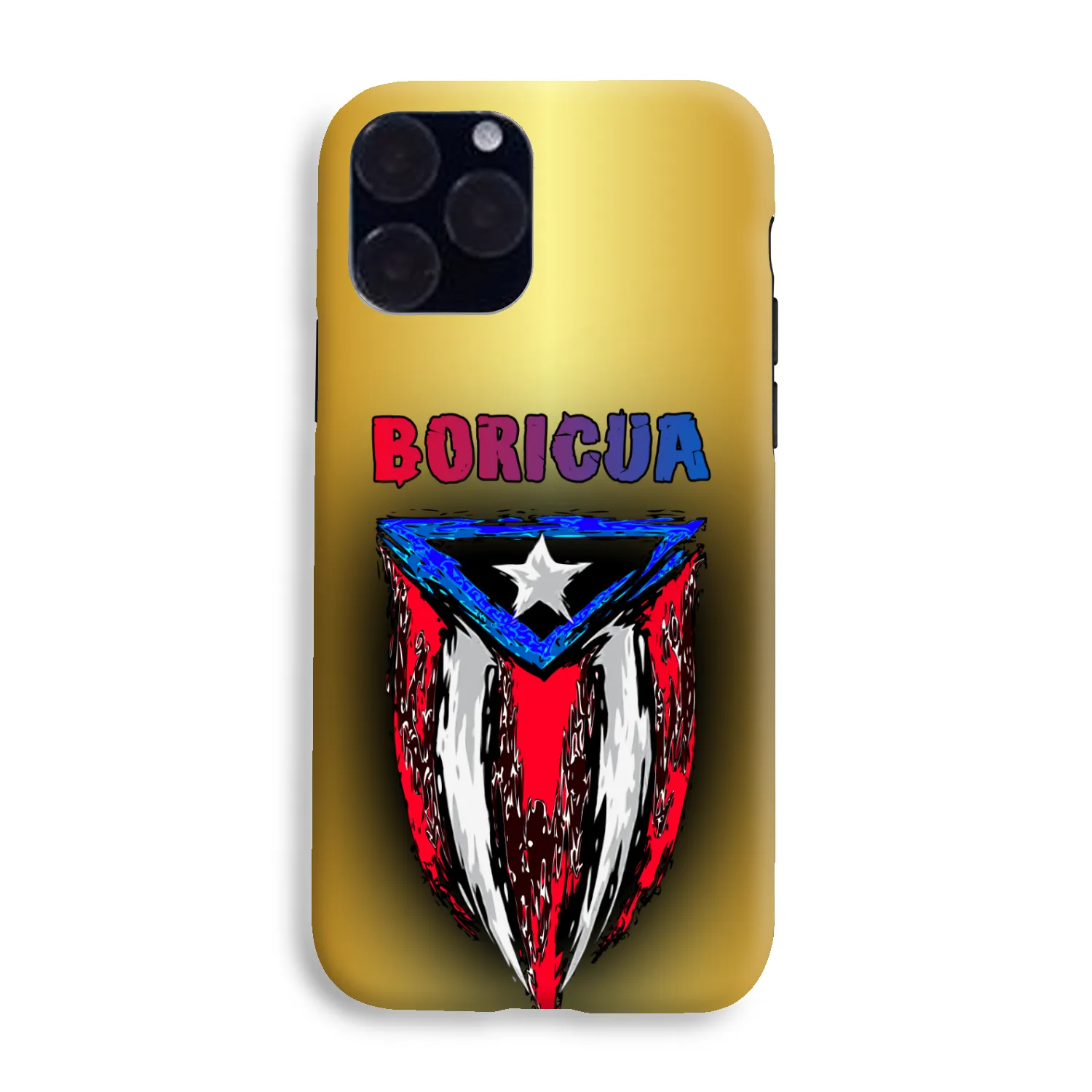 ABSTRACT BORICUA FLAG PHONE CASE