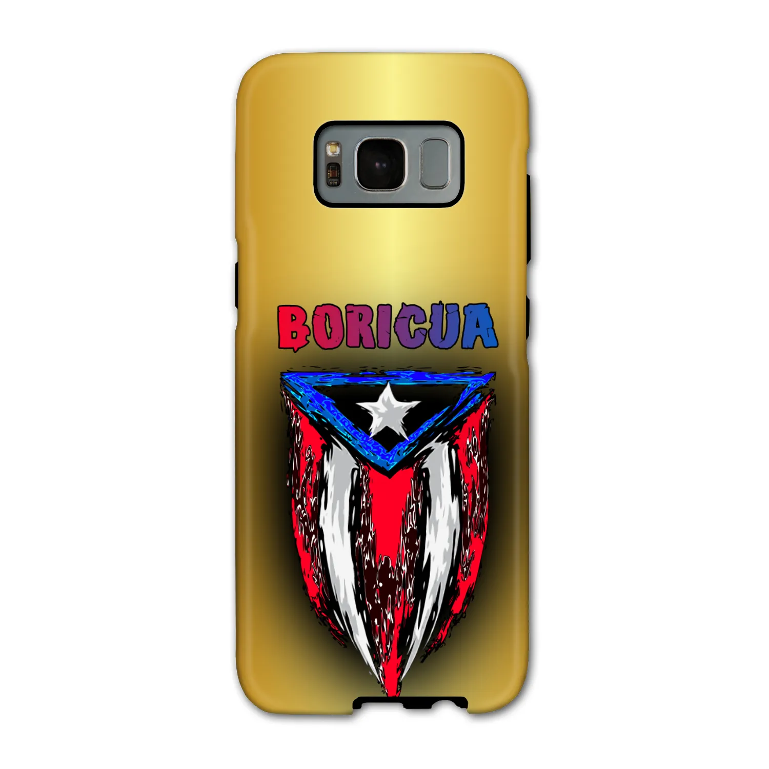 ABSTRACT BORICUA FLAG PHONE CASE