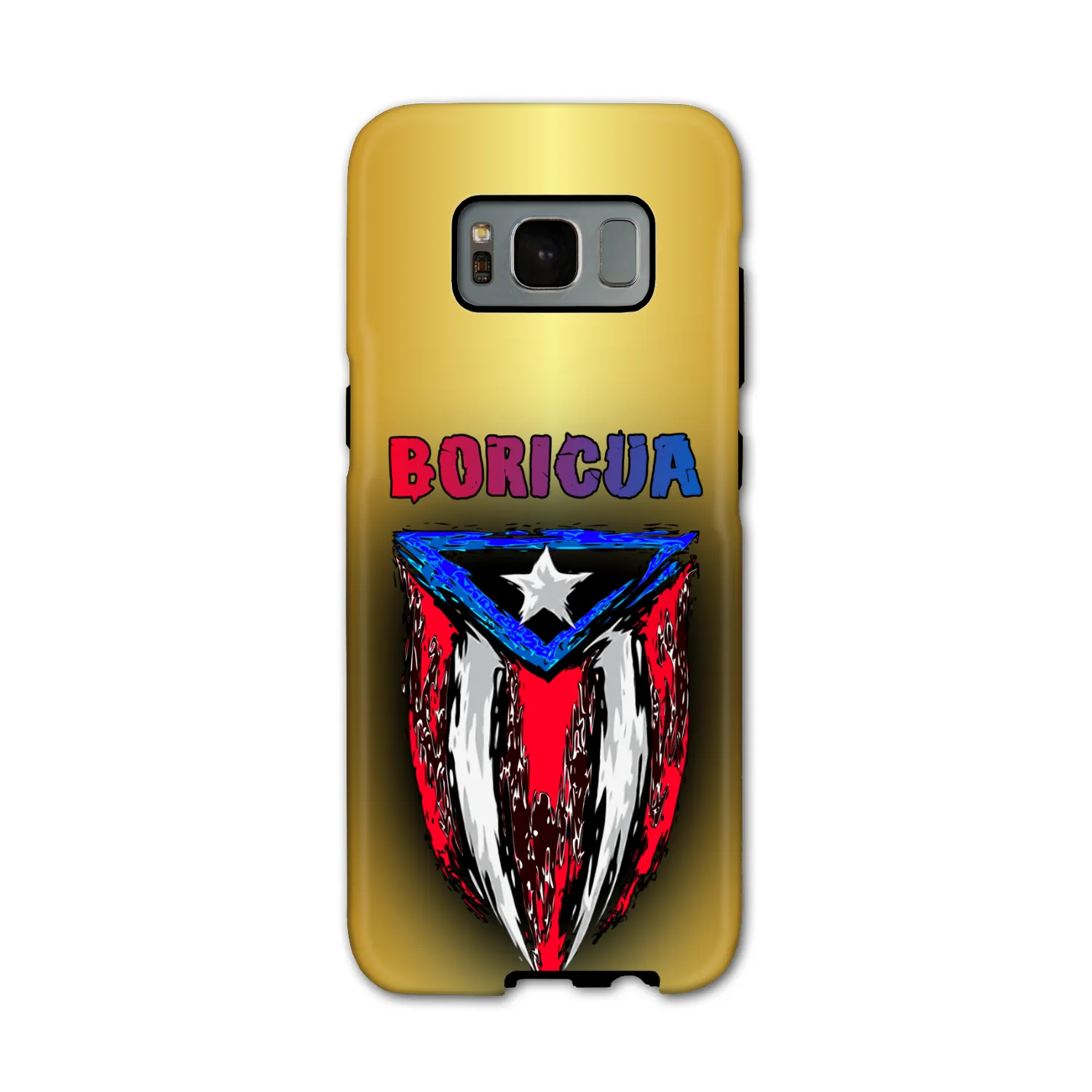 ABSTRACT BORICUA FLAG PHONE CASE