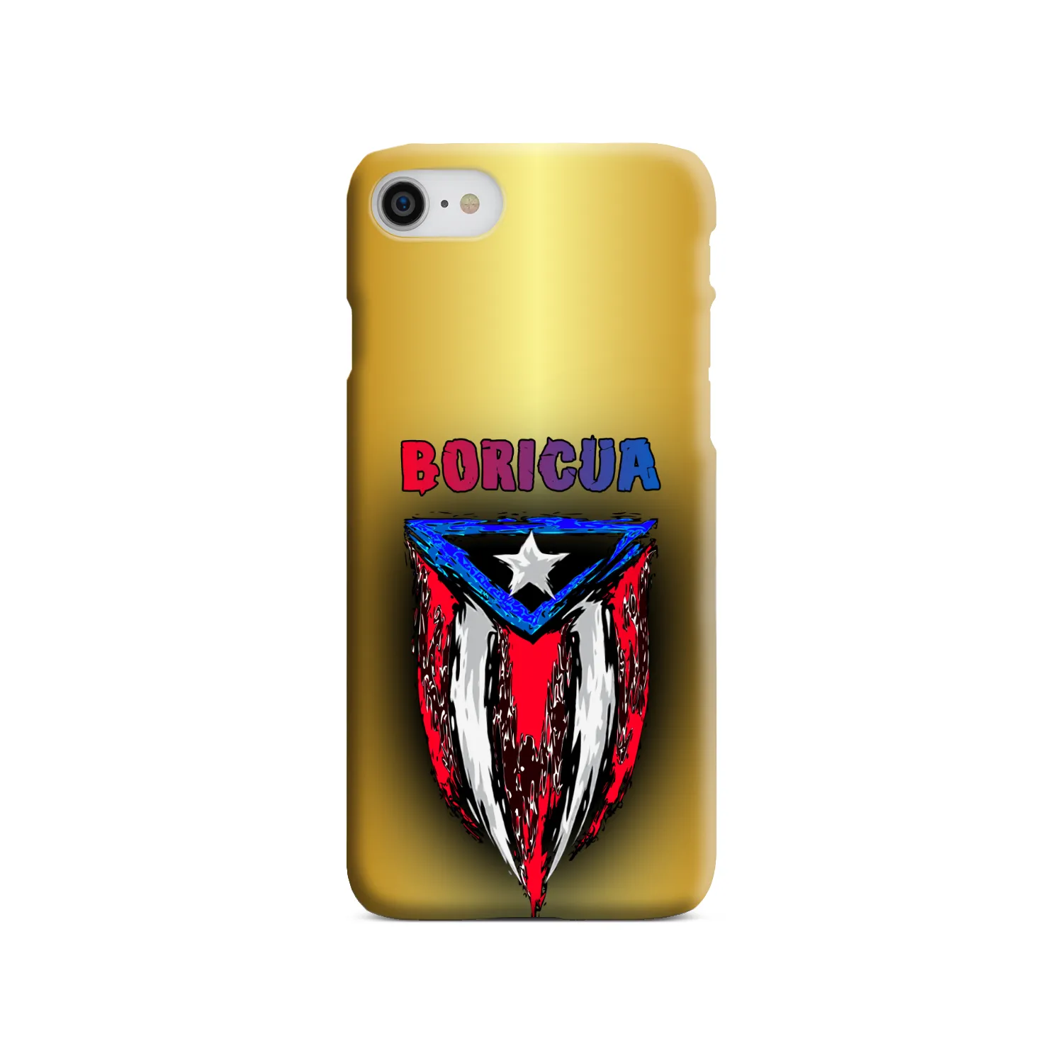 ABSTRACT BORICUA FLAG PHONE CASE