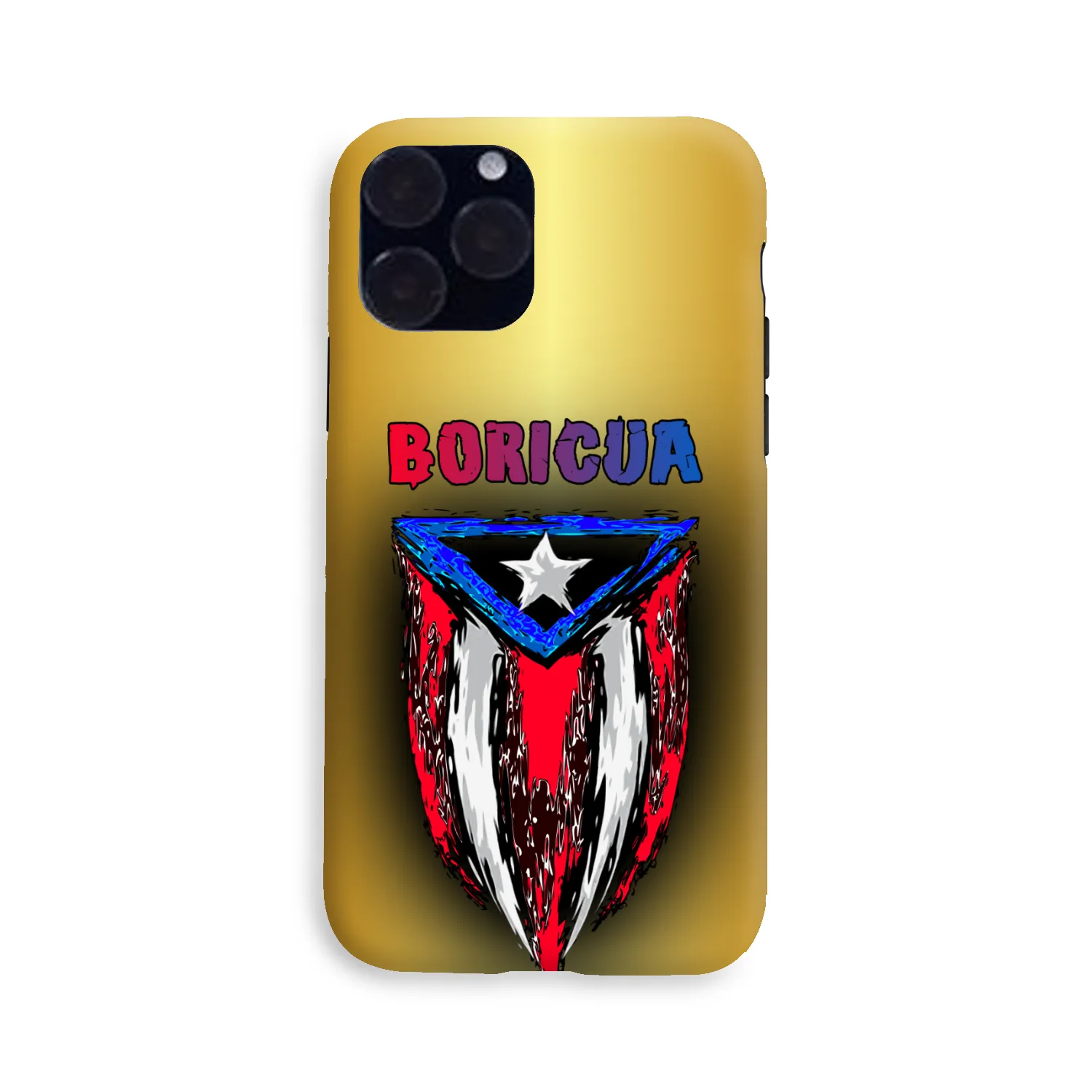 ABSTRACT BORICUA FLAG PHONE CASE