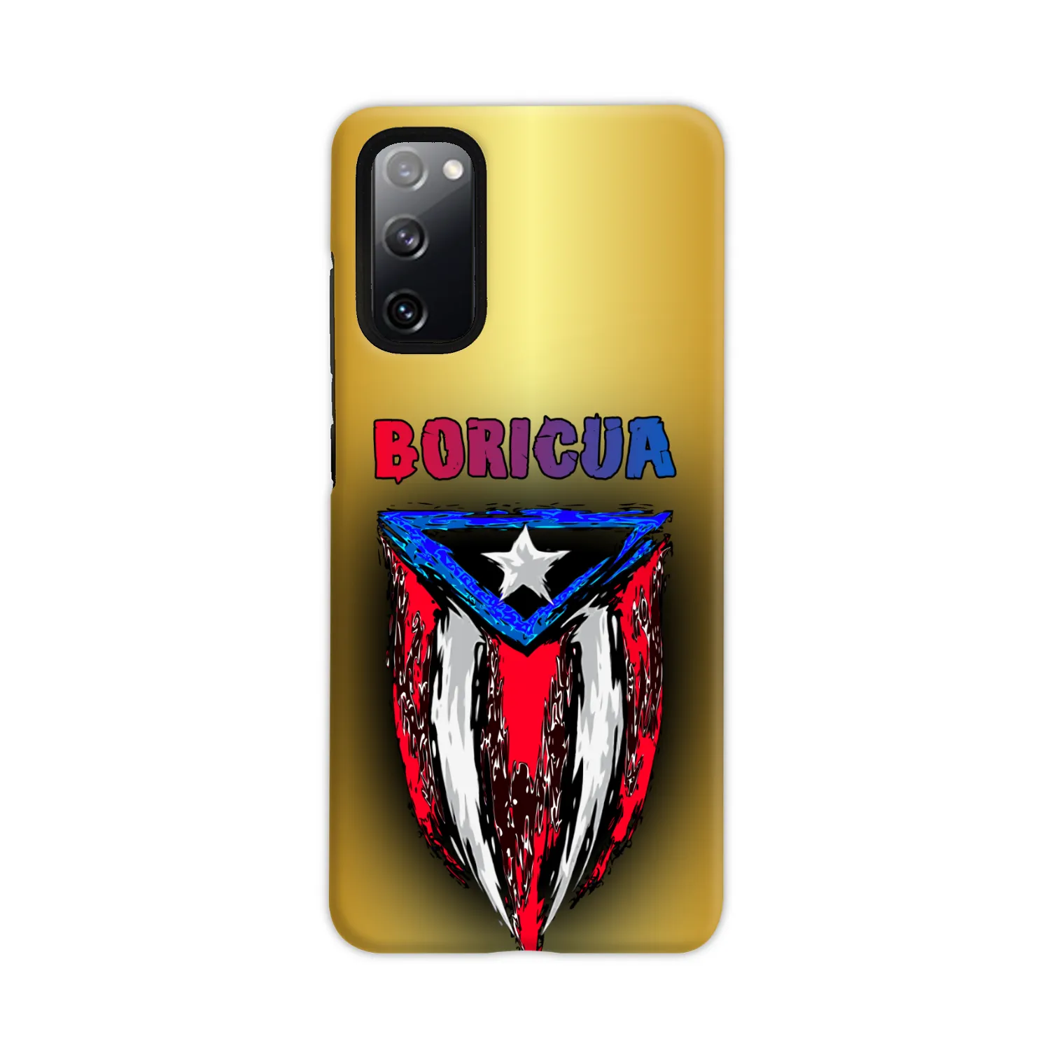 ABSTRACT BORICUA FLAG PHONE CASE