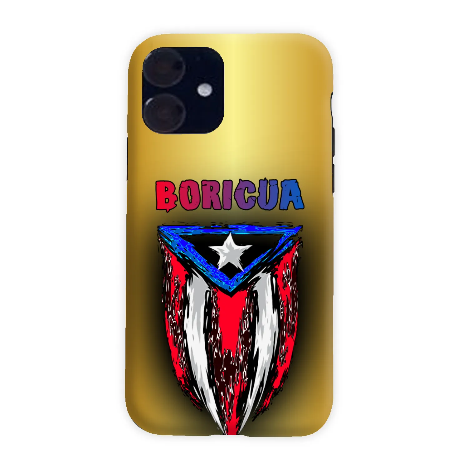 ABSTRACT BORICUA FLAG PHONE CASE