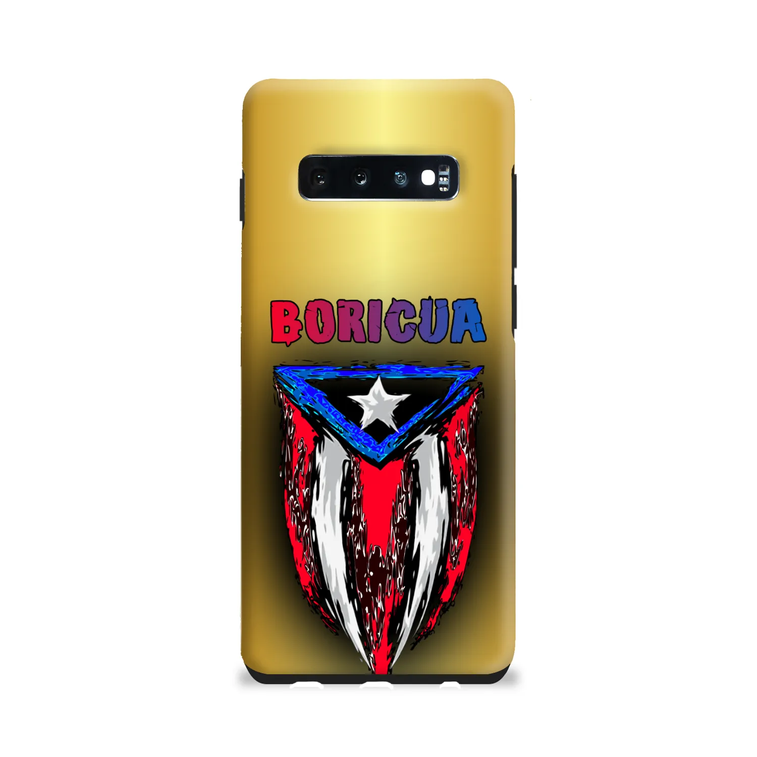 ABSTRACT BORICUA FLAG PHONE CASE