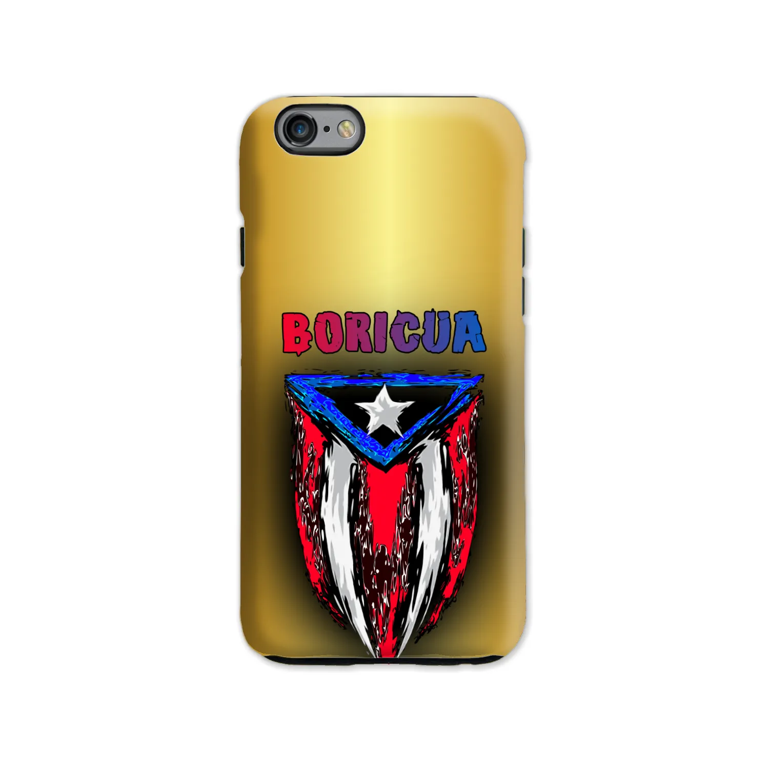 ABSTRACT BORICUA FLAG PHONE CASE