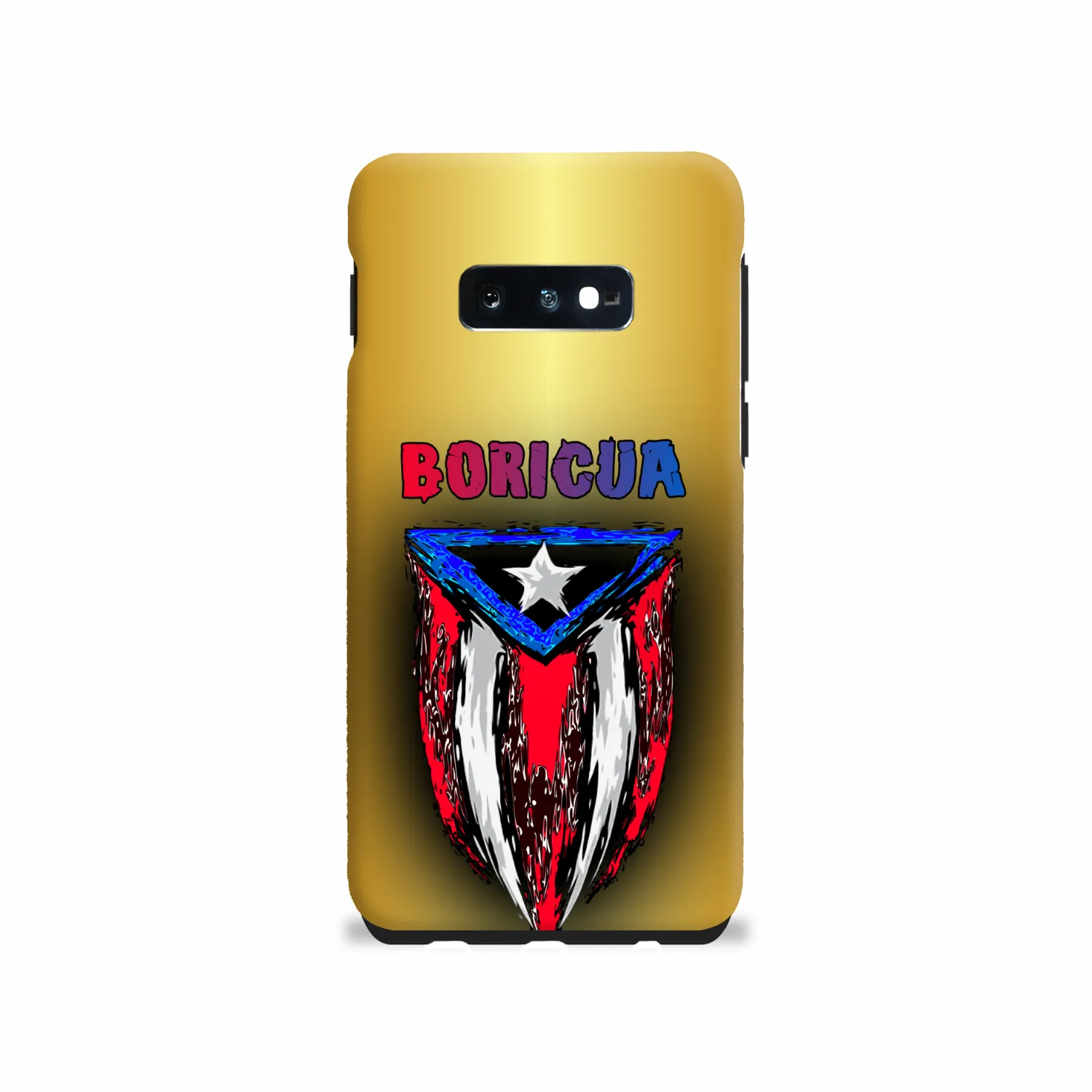 ABSTRACT BORICUA FLAG PHONE CASE