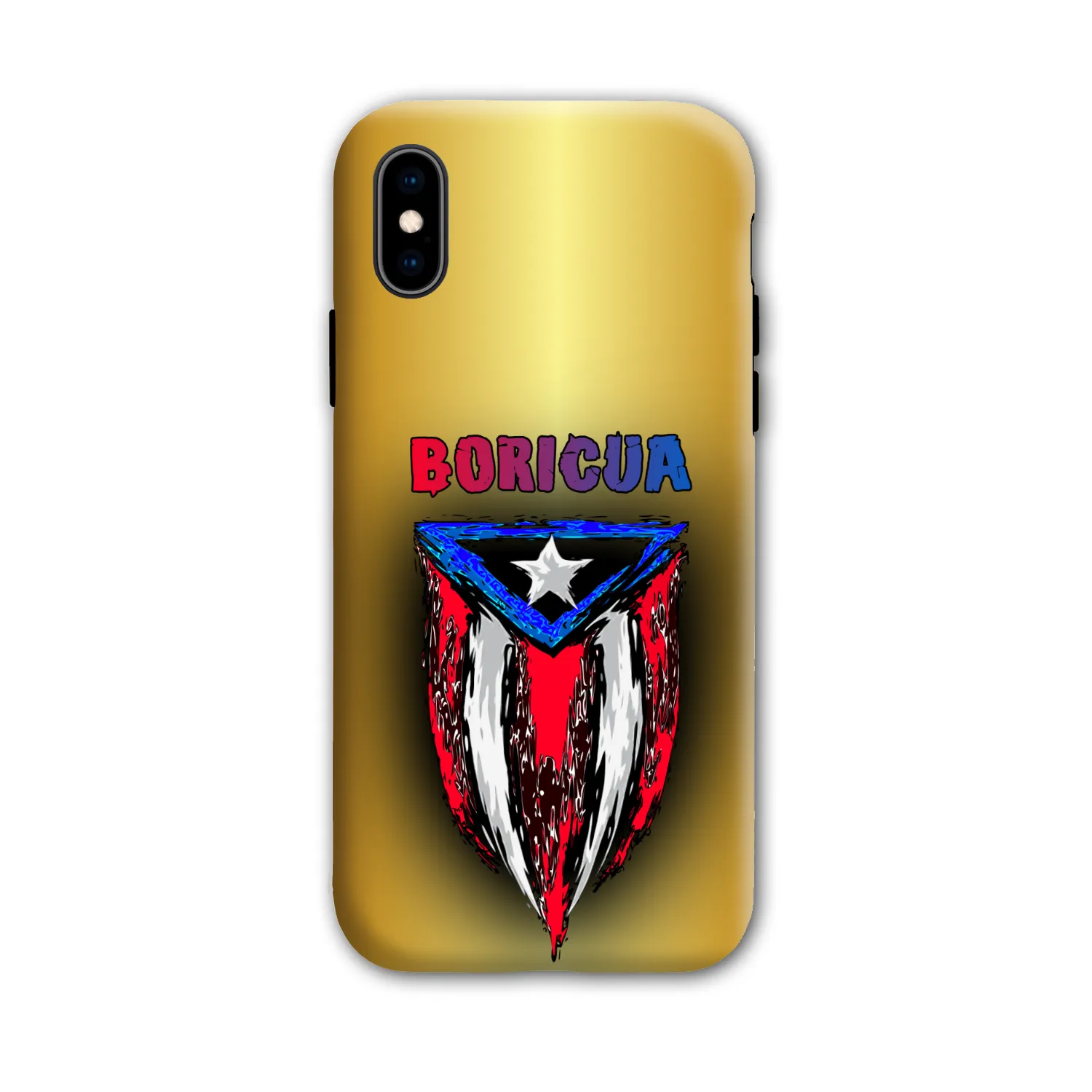 ABSTRACT BORICUA FLAG PHONE CASE