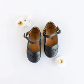 Adelisa & Co Black Cosecha Mary Janes Children's Leather Shoe