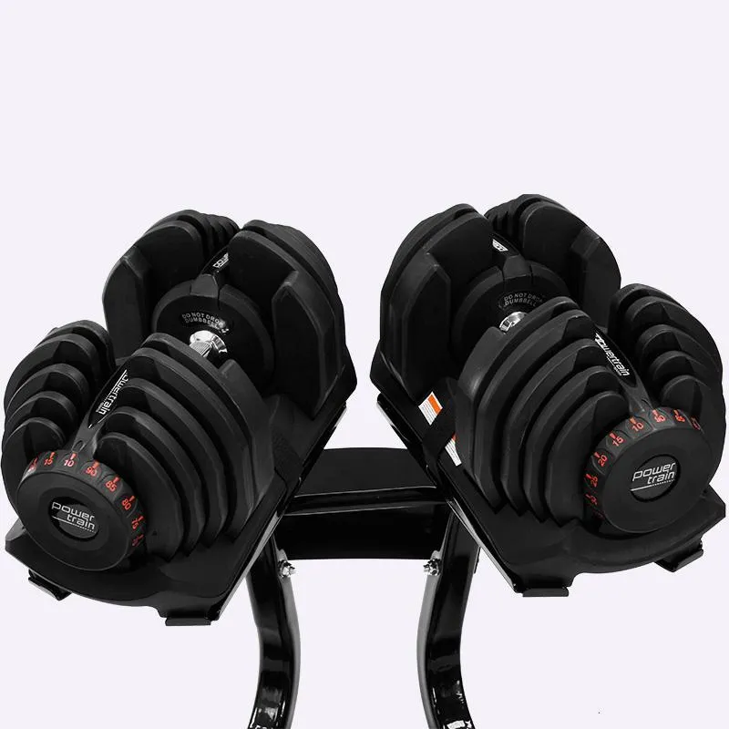 Adjustable Dumbbell Pair With Stand