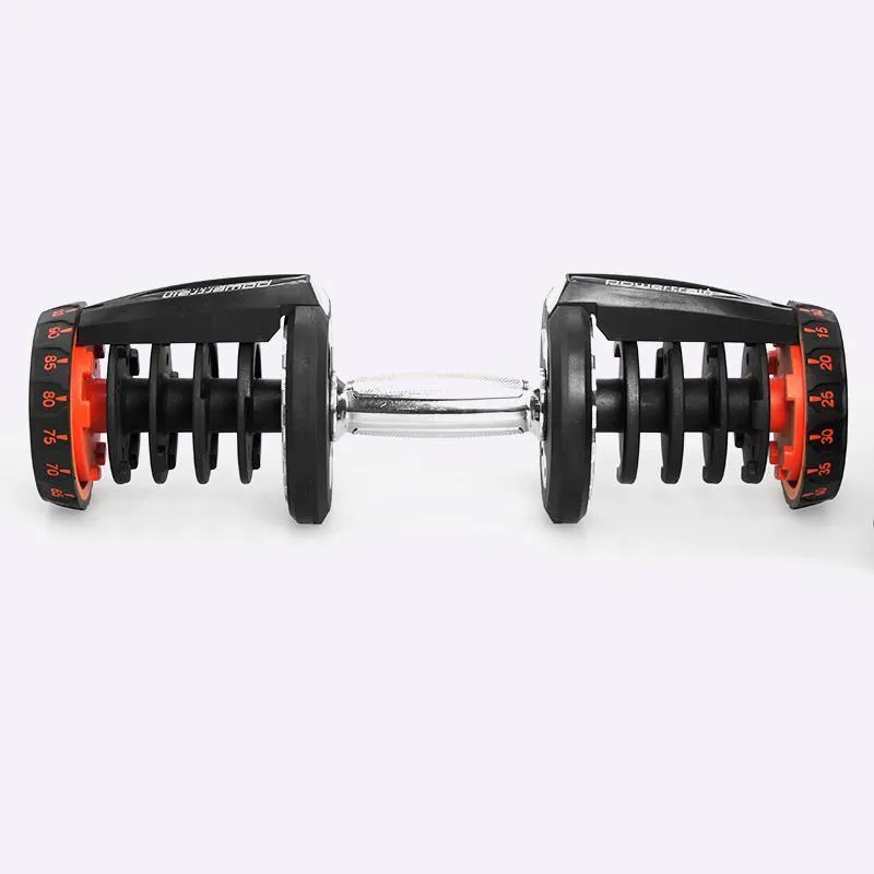 Adjustable Dumbbell Pair With Stand