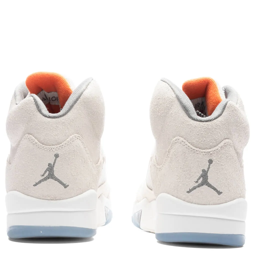 Air Jordan 5 Retro SE Craft - Light Orewood Brown/Safety Orange/Flat Pewter