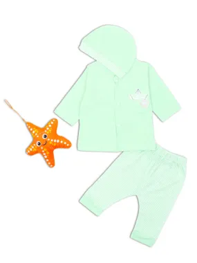 AJ Newborn Baba Suit 0Mth - 3Mth Ship Light Green