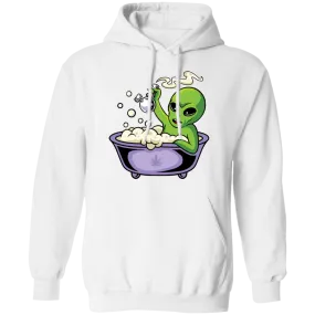 Alien Smoking Bong Hoodie