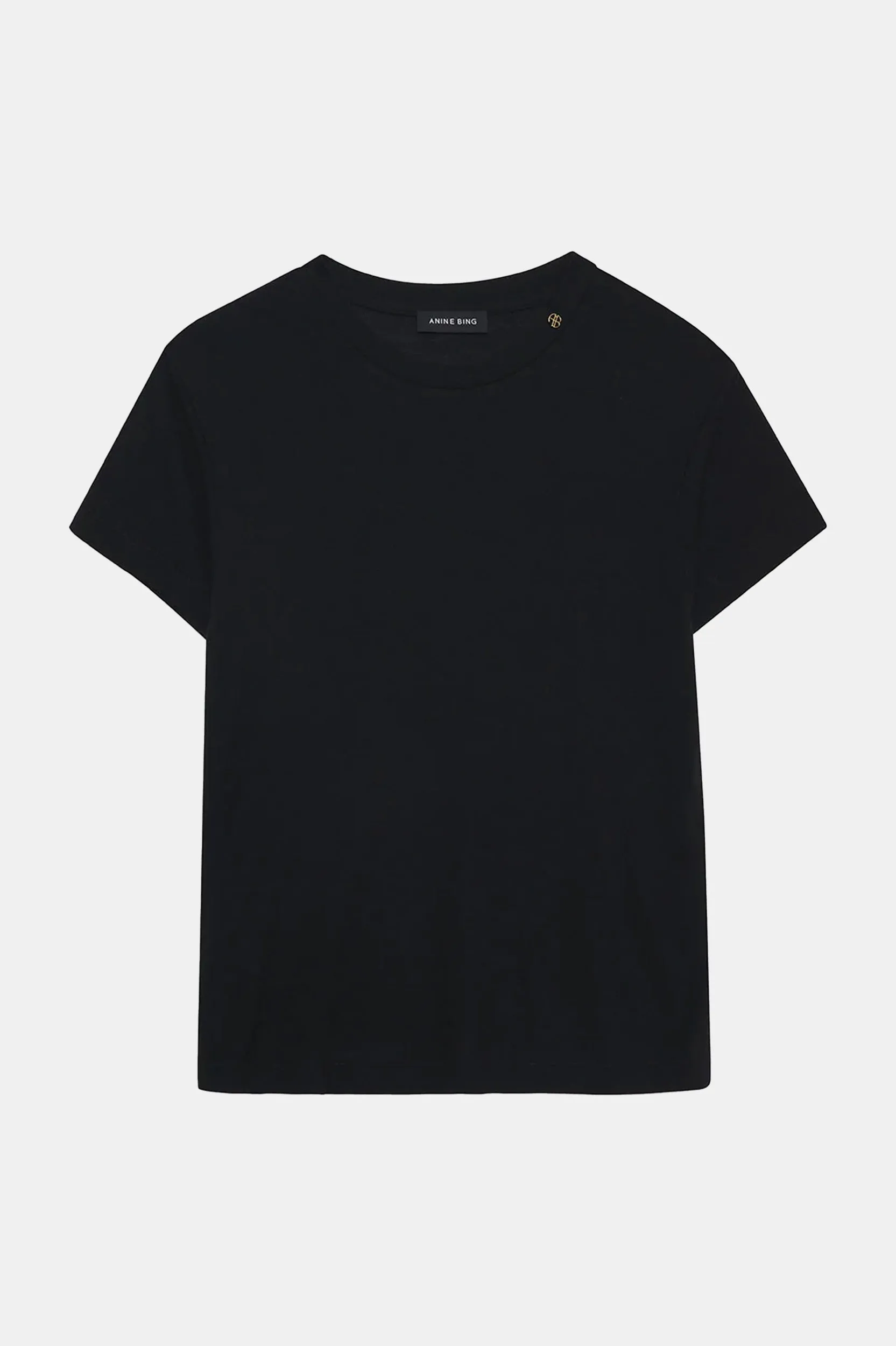 Amani Tee in Black Cashmere Blend