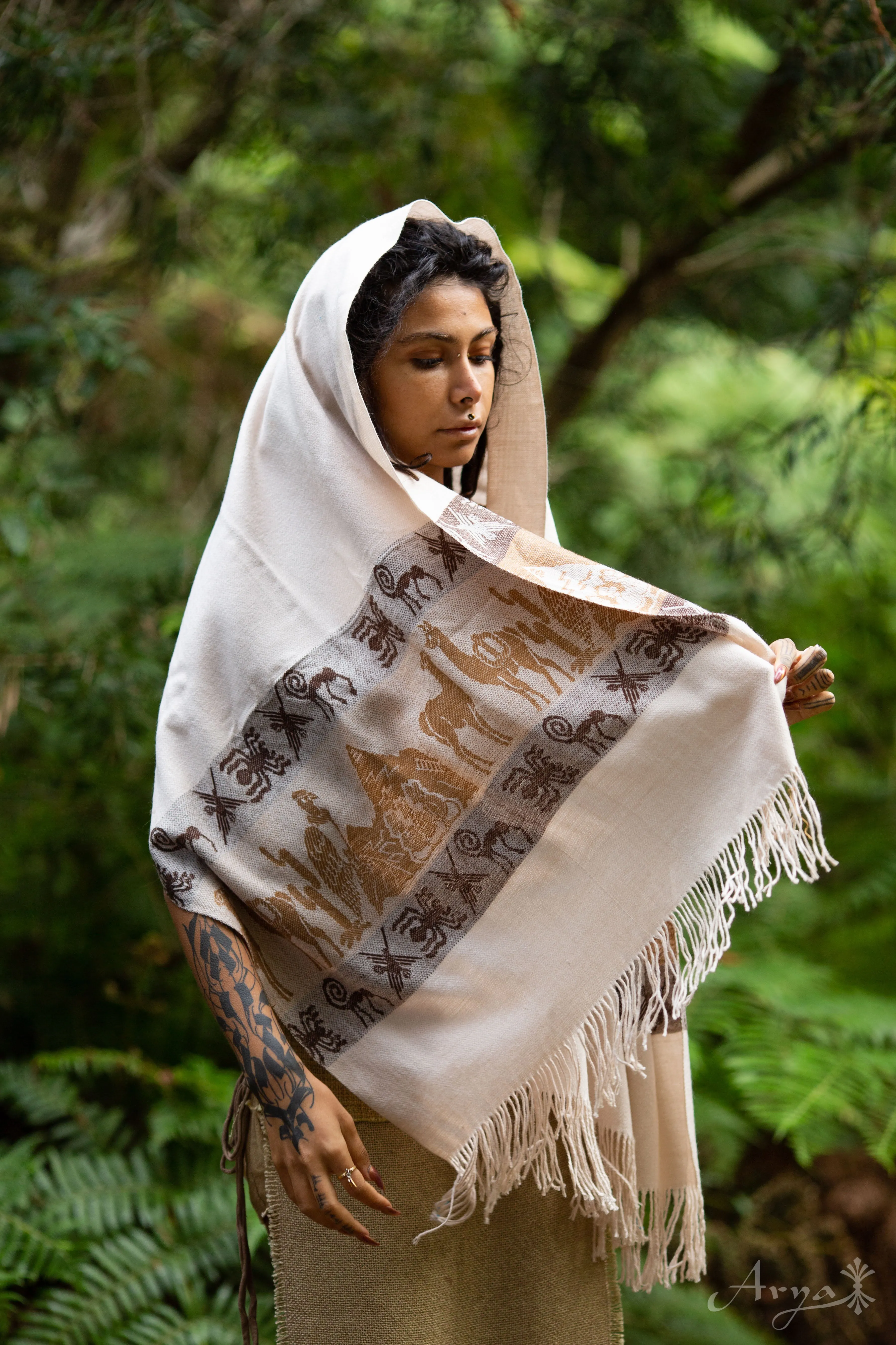 Ancient Tribe Wool Scarf - Wholesale