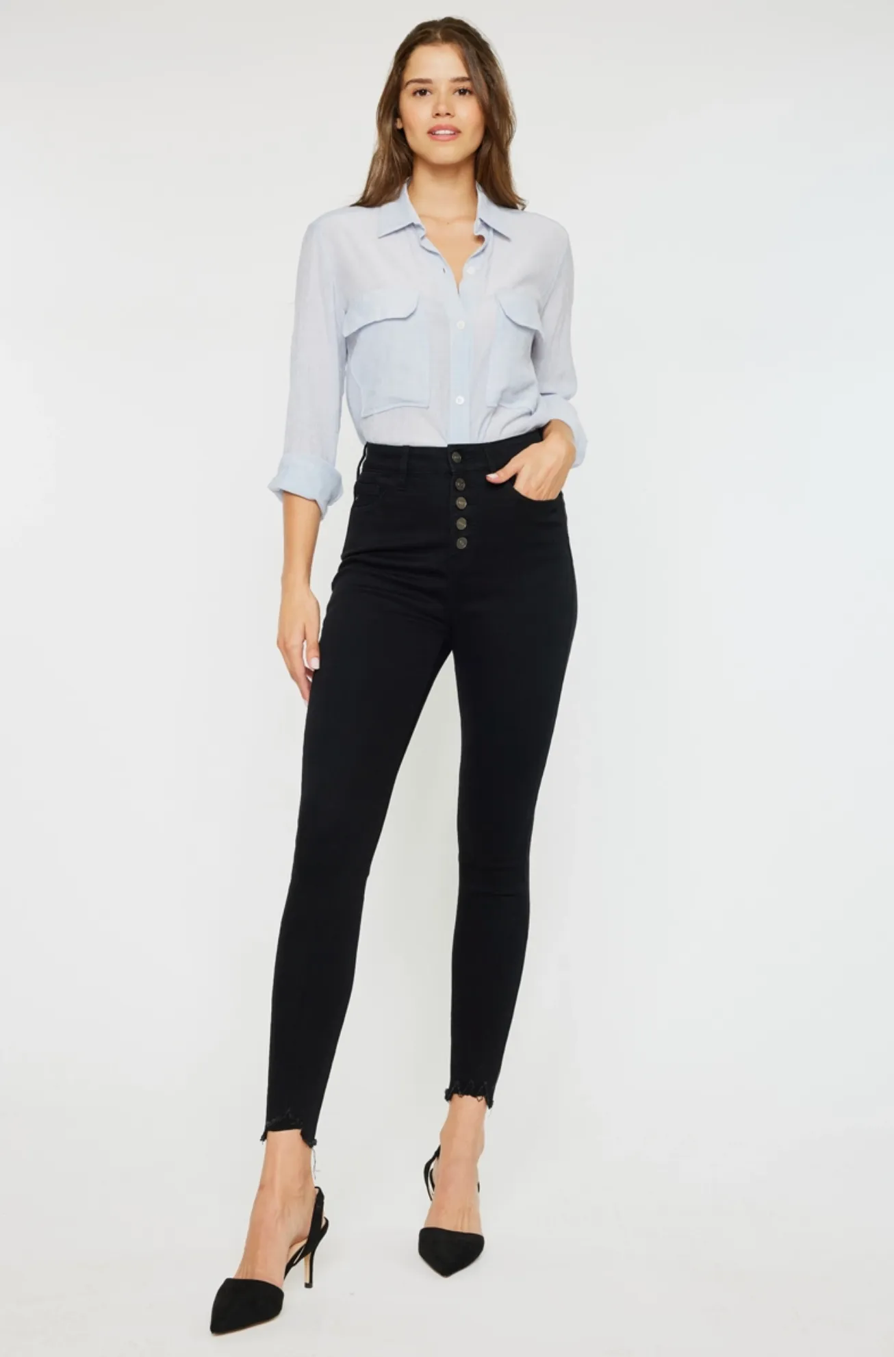 Angelina Skinny Black Jeans