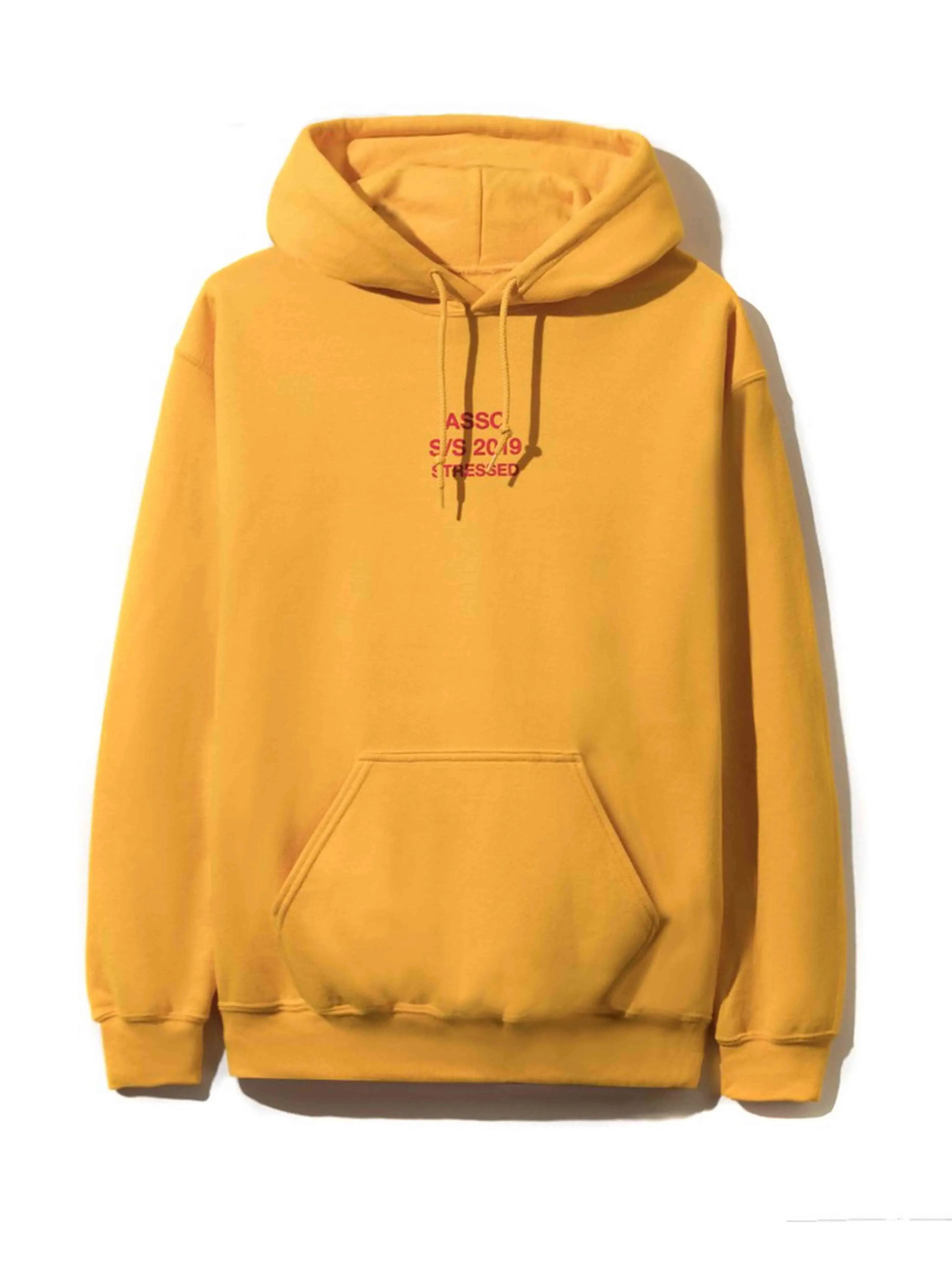 Anti Social Social Club Stressed Hoodie Yellow