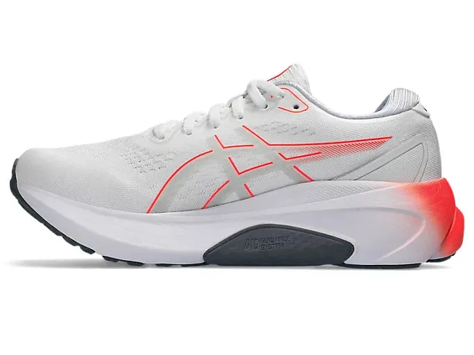 Asics Men's GEL-KAYANO 30 - White/Sunrise Red