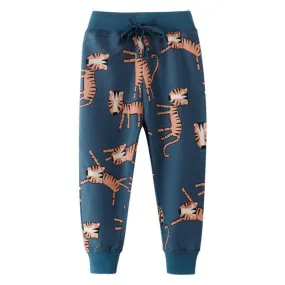 Baby Boys Cat Animal Print Pants