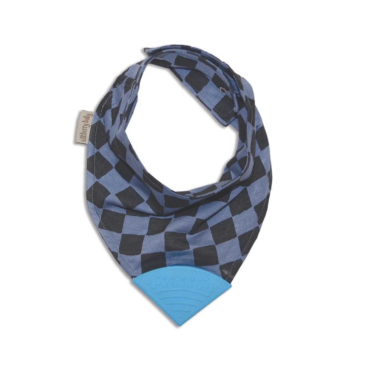 Bamboo Chewable Bib (Check It Out Print)