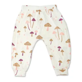 Bamboo Harem Pants (Mushroom Meadow Print)