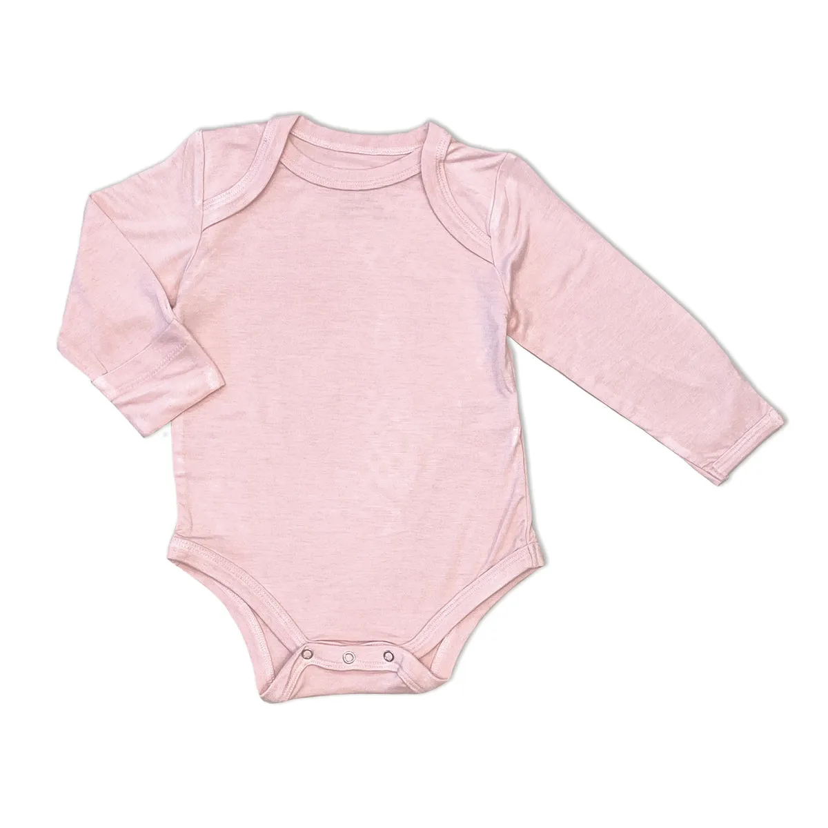 Bamboo L/S Onesie (Teatime Pink)