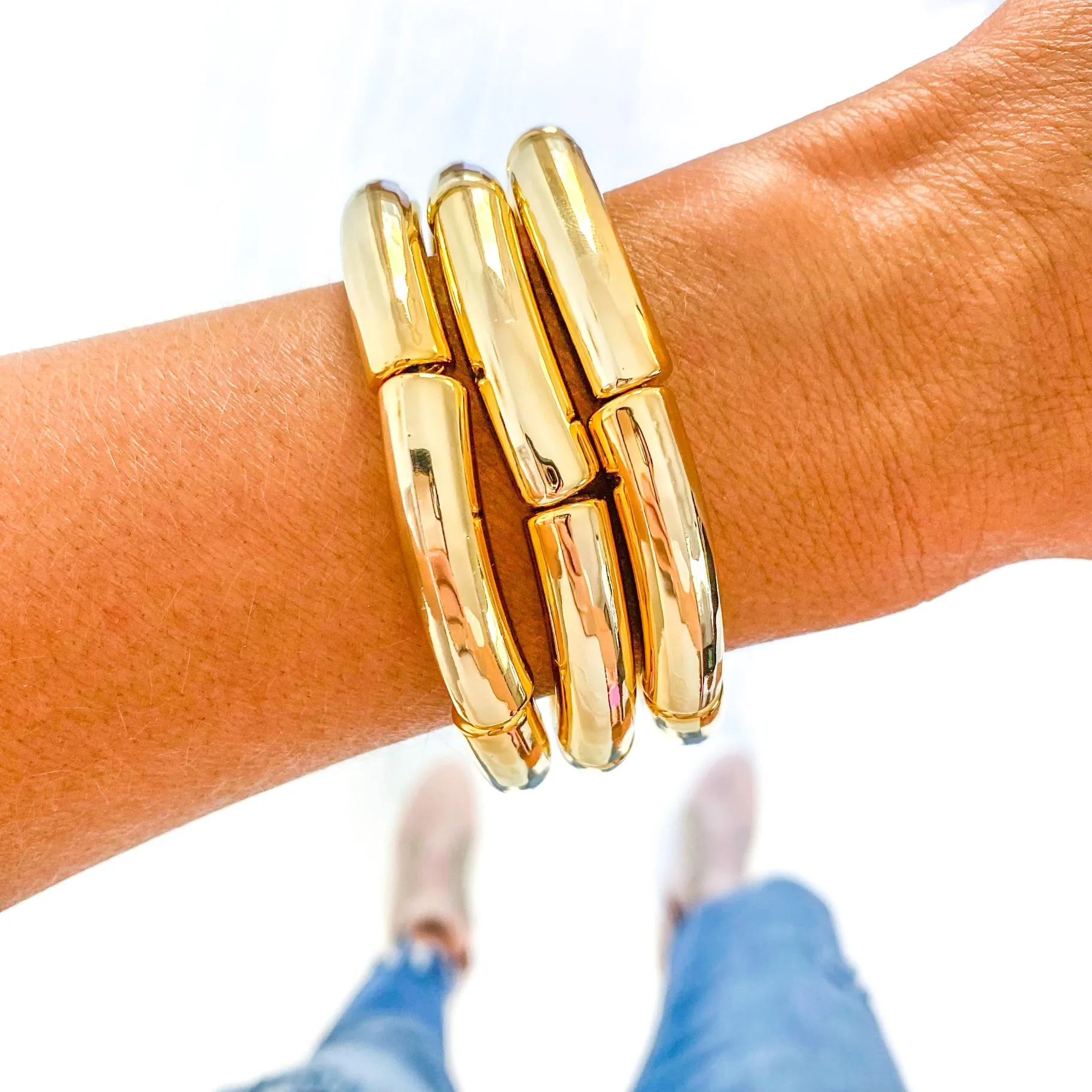 Bamboo Tube Bracelets