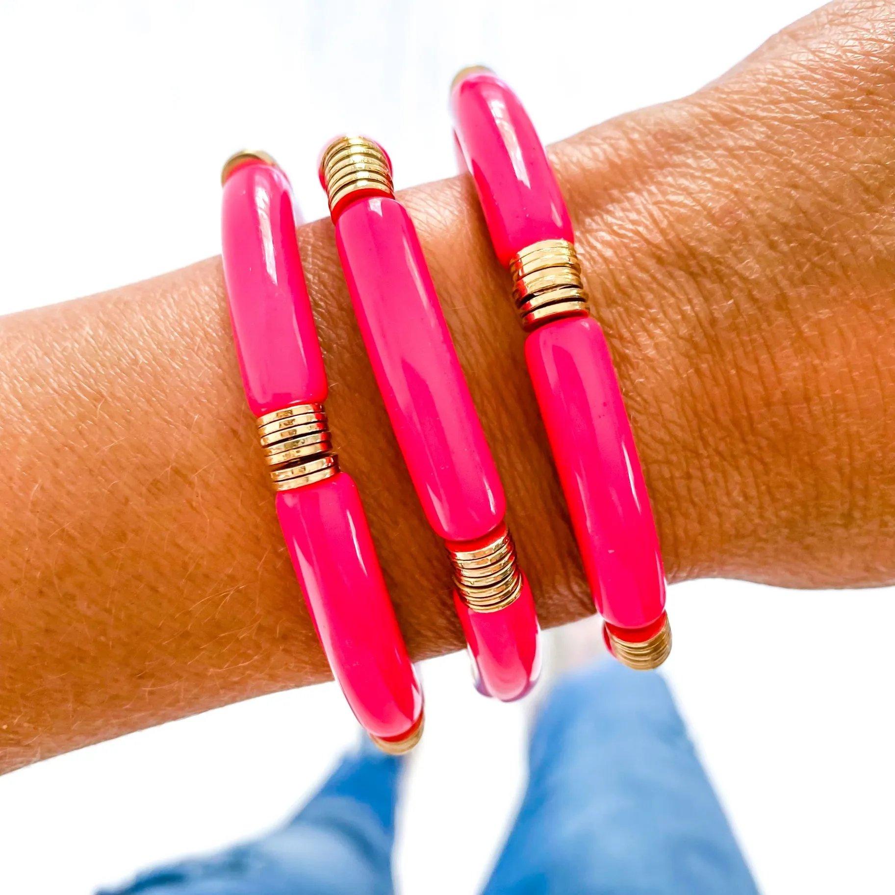 Bamboo Tube Bracelets