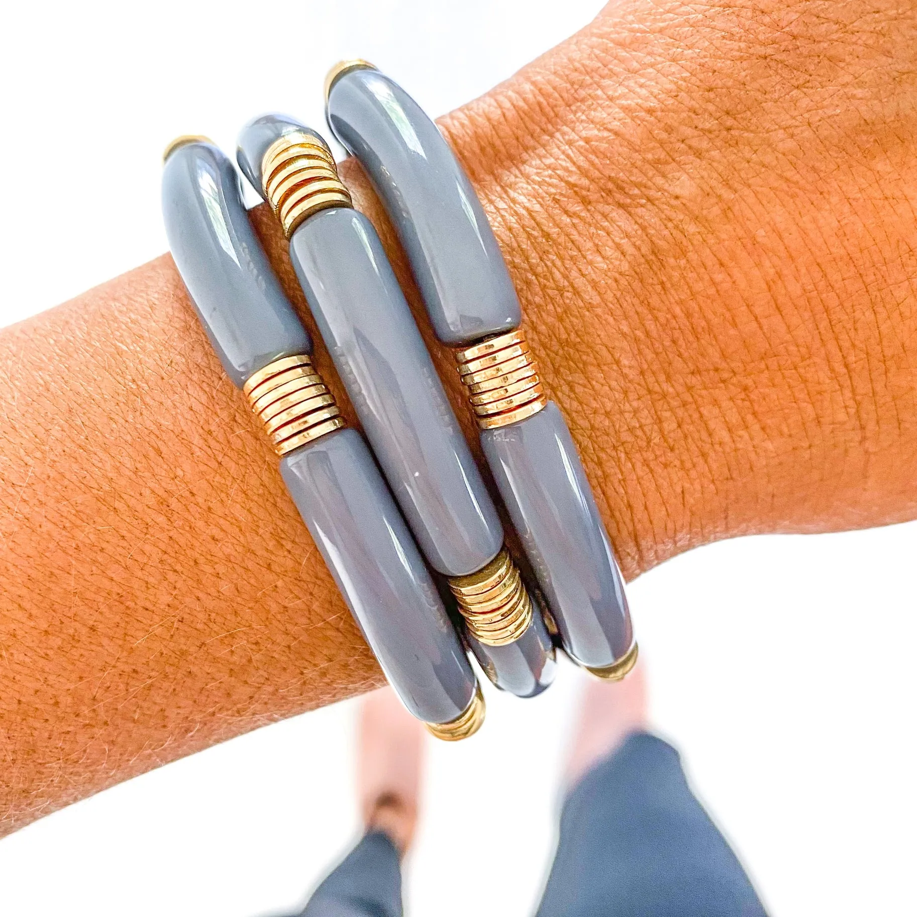 Bamboo Tube Bracelets