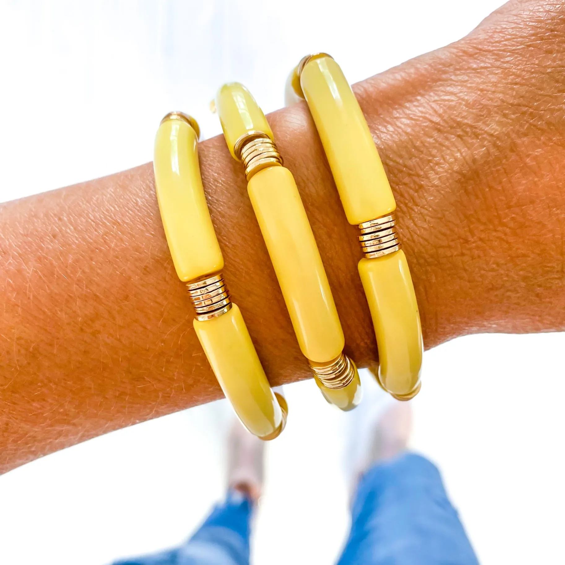 Bamboo Tube Bracelets