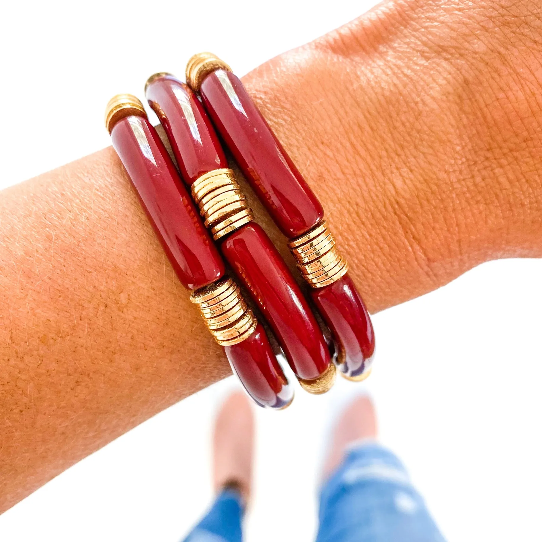 Bamboo Tube Bracelets