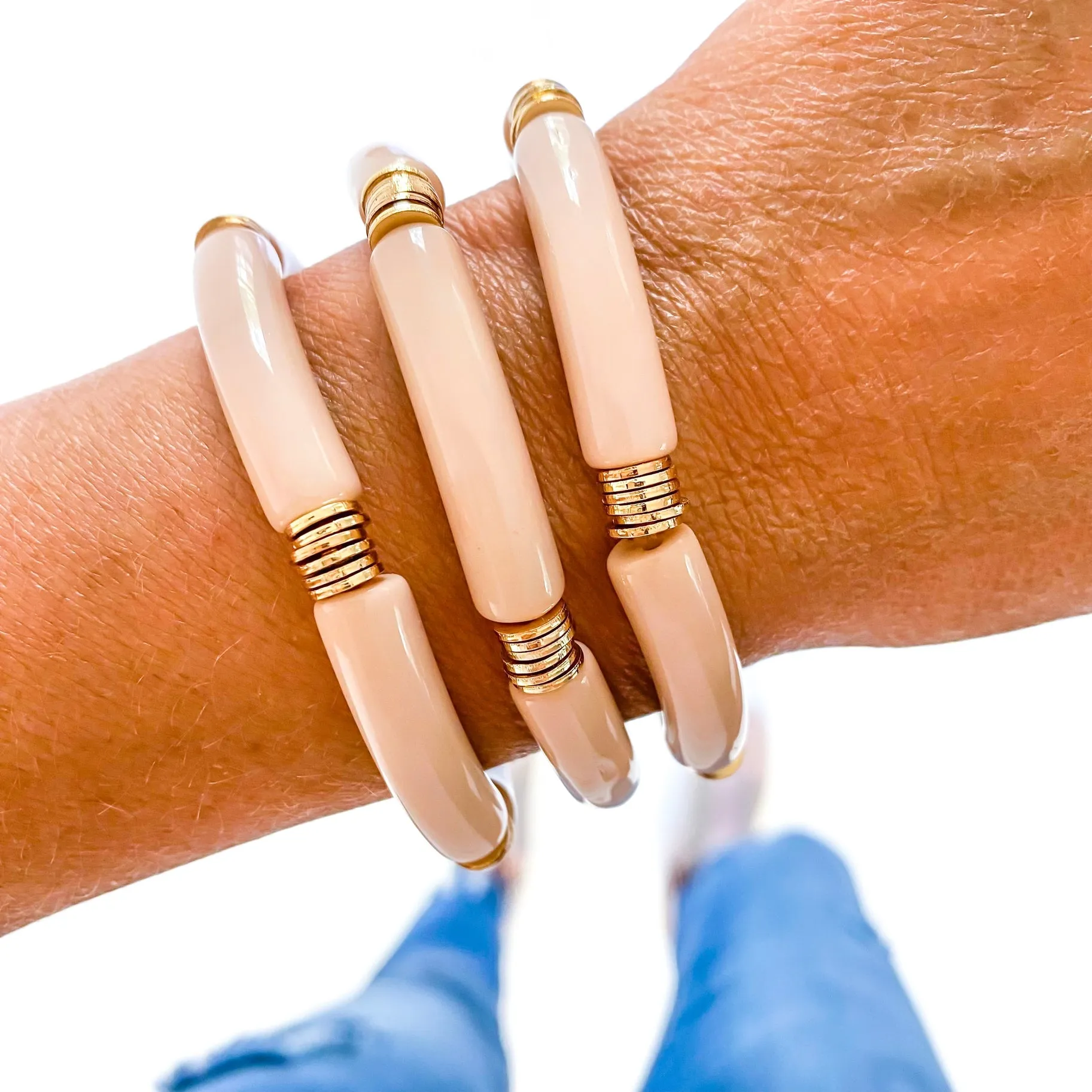 Bamboo Tube Bracelets