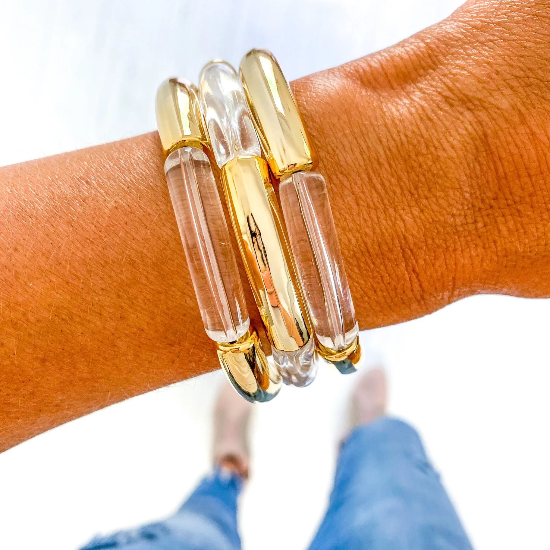 Bamboo Tube Bracelets