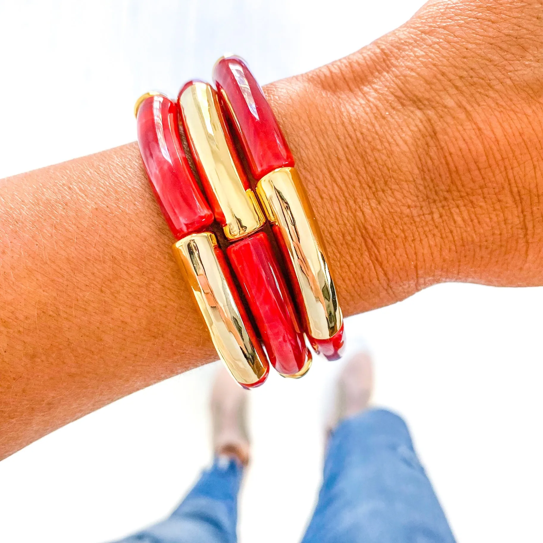 Bamboo Tube Bracelets