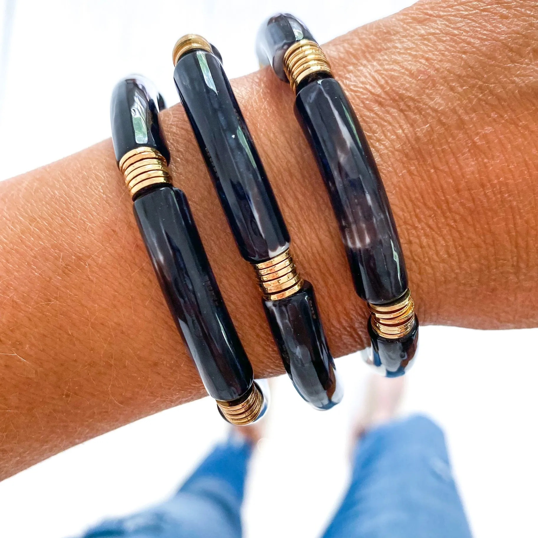 Bamboo Tube Bracelets