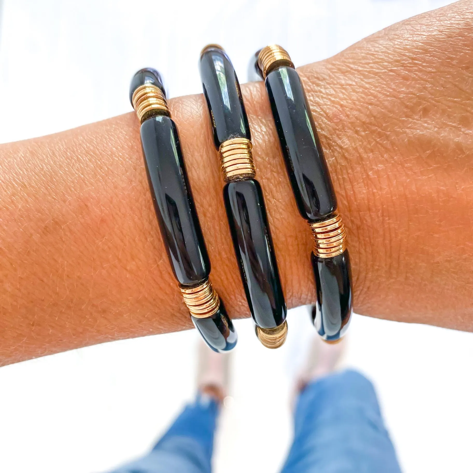 Bamboo Tube Bracelets