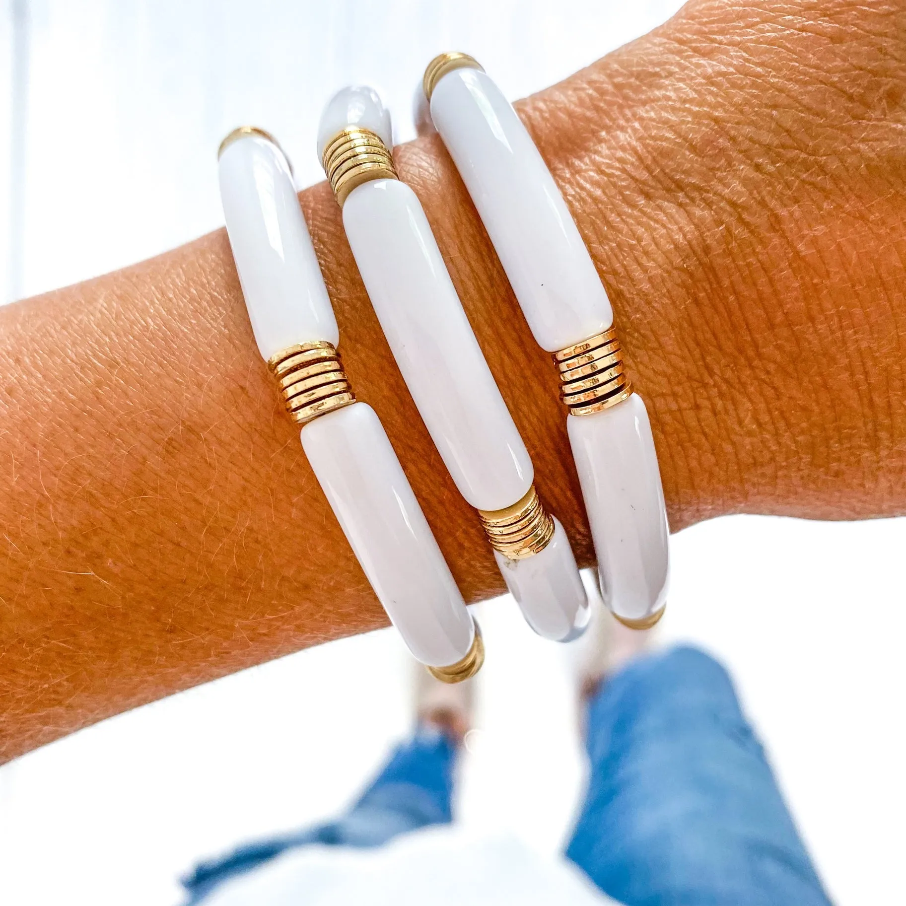 Bamboo Tube Bracelets