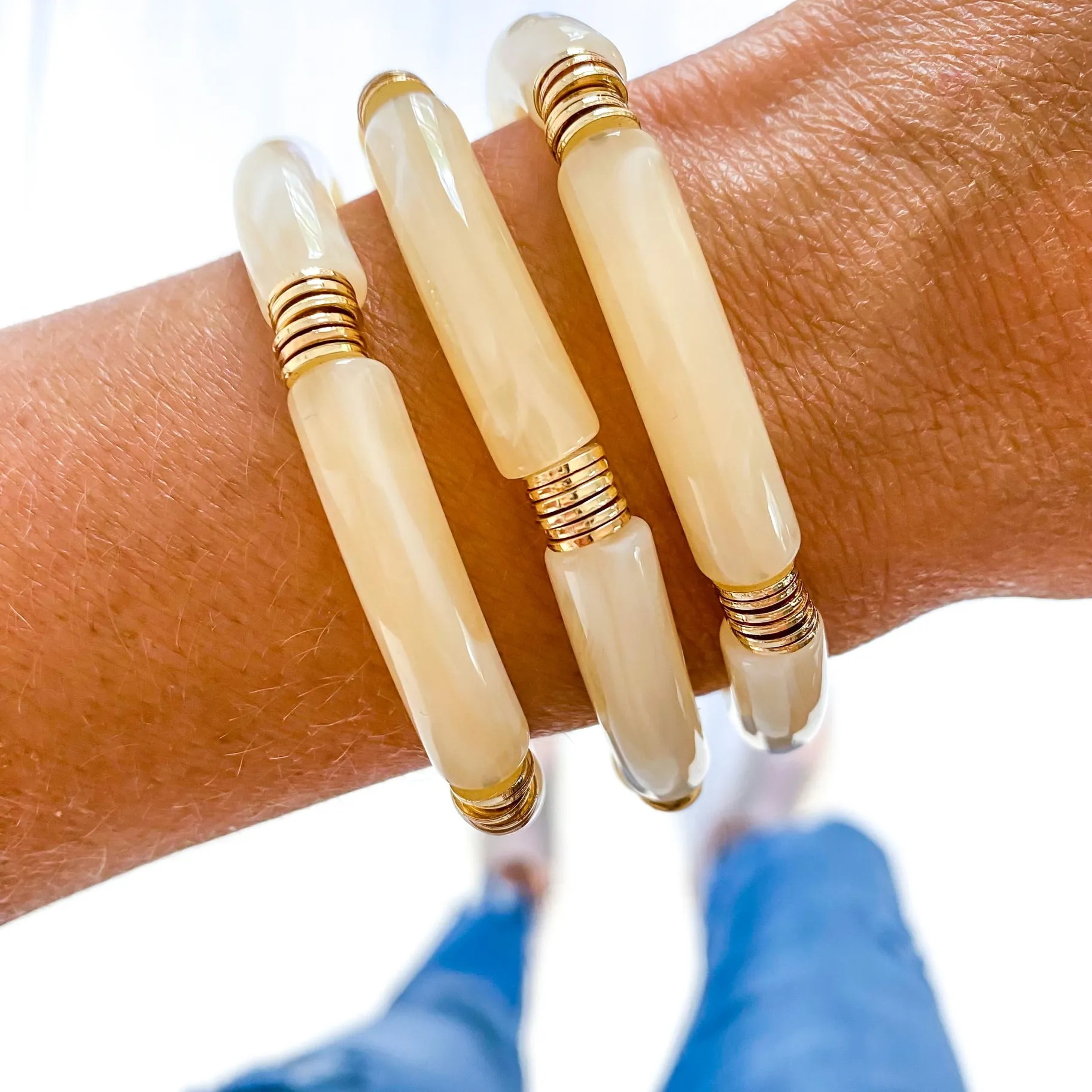 Bamboo Tube Bracelets