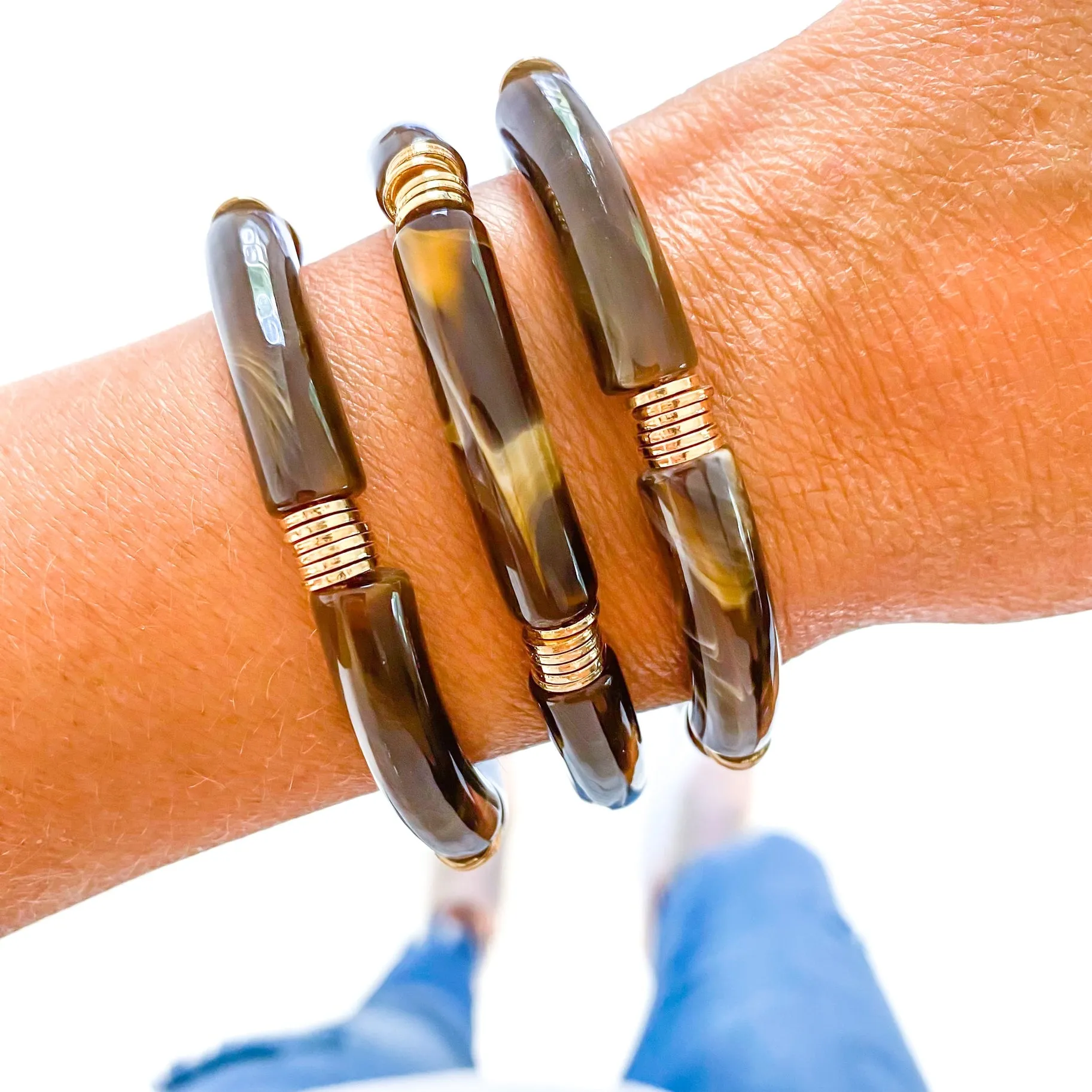 Bamboo Tube Bracelets