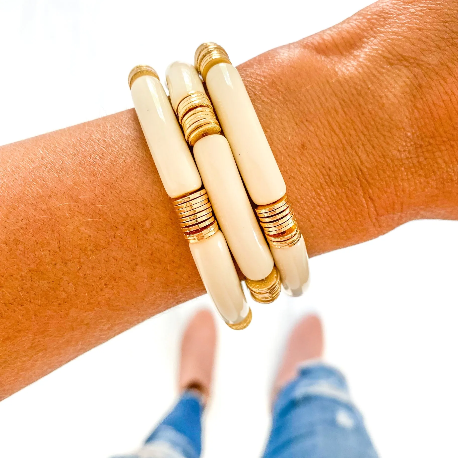 Bamboo Tube Bracelets