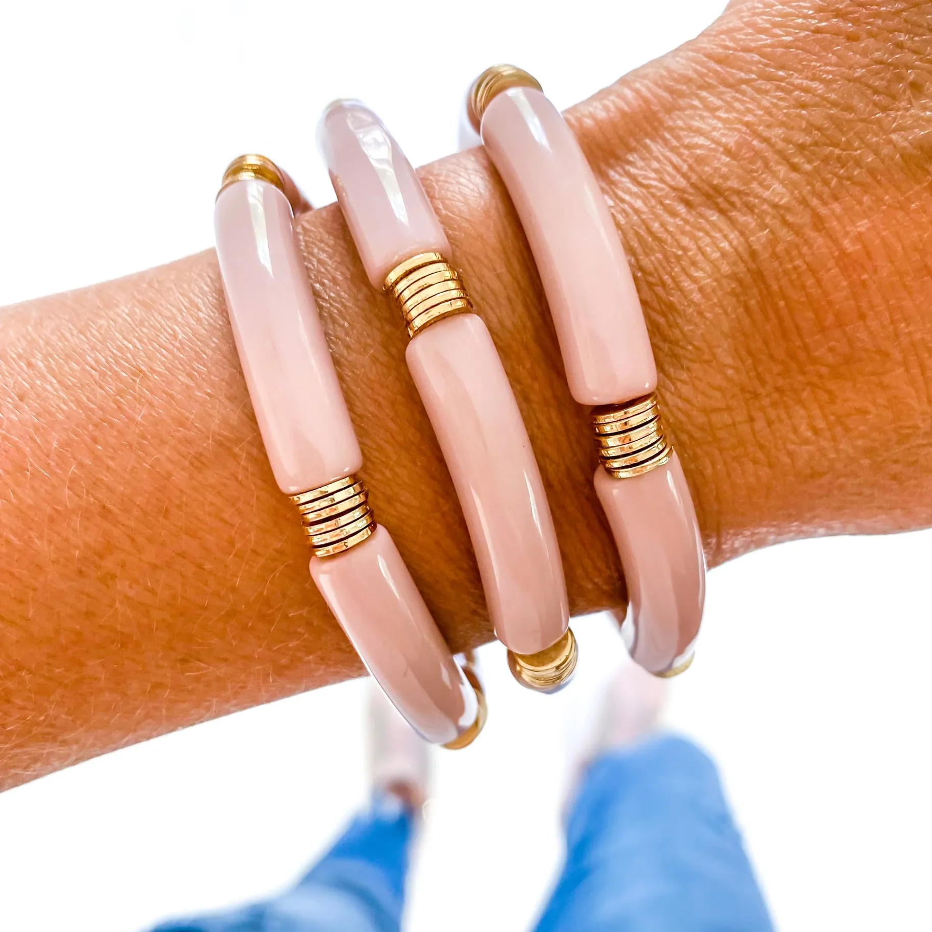 Bamboo Tube Bracelets